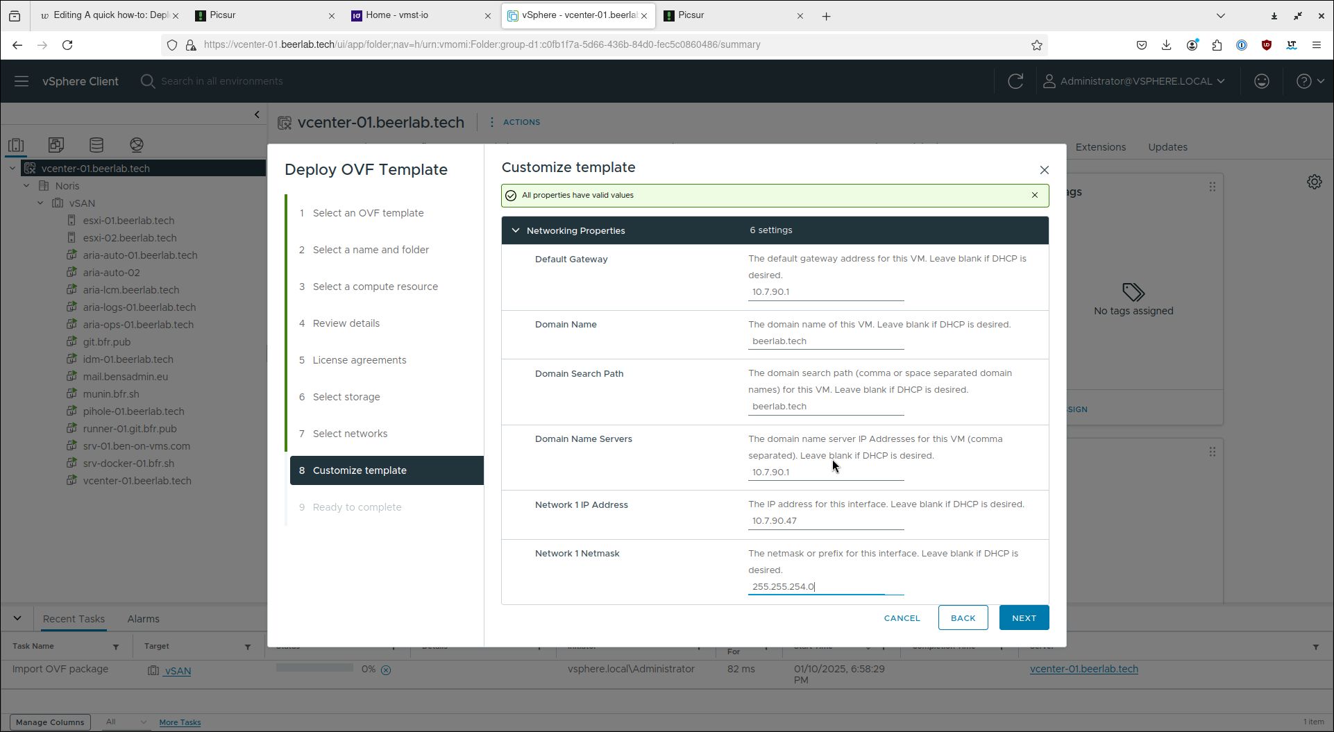 Configure the Network